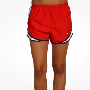 Nike Womens Dri-Fit Tempo Track Sport Shorts Red Size Small